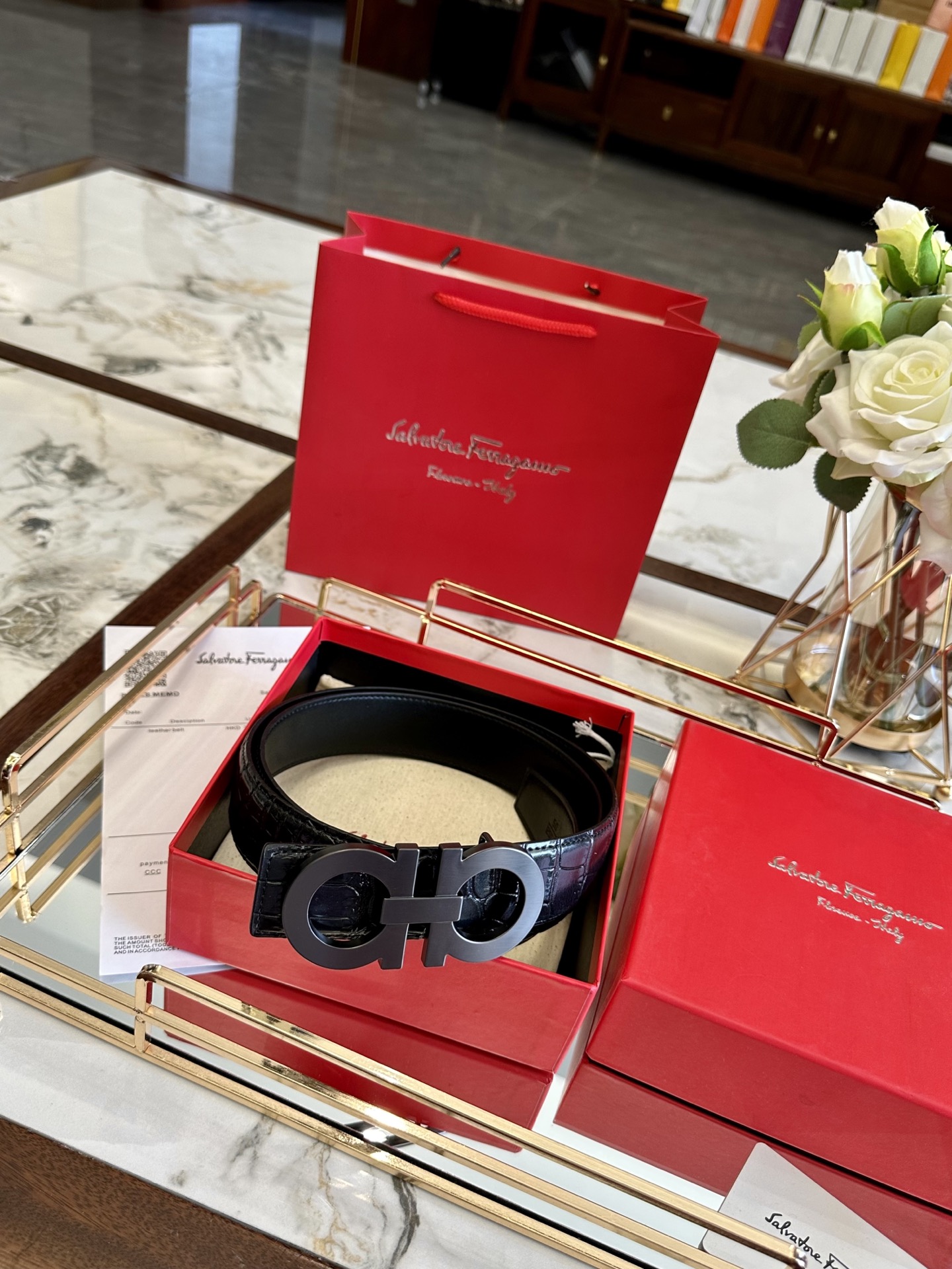 Ferragamo belt model 16